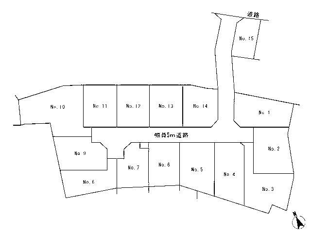 Compartment figure. Land price 19,800,000 yen, Land area 254.49 sq m