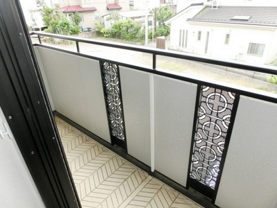 Balcony. Airy balcony.