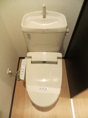 Toilet. Spacious space