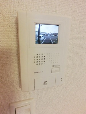 Security. It is a TV monitor with Hong of worry in women.