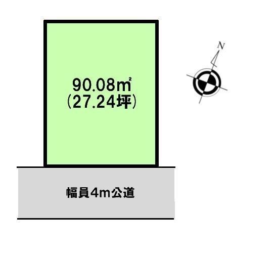 Compartment figure. 28.8 million yen, 4LDK, Land area 90.08 sq m , It is a good shaping areas of the building area 100.94 sq m form