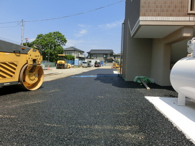 Parking lot. There is on-site parking