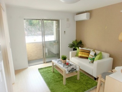 Living and room. It is bright LDK on the balcony side.