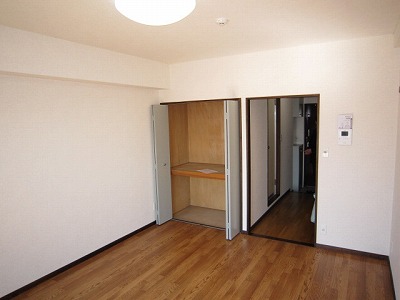 Living and room. Wide storage, There partition door of the kitchen and the room