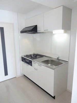 Kitchen. The wall is to clean ease likely to kitchen.