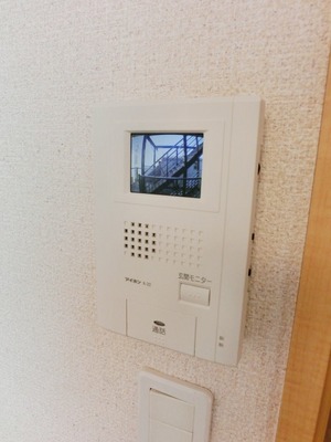 Security. Intercom with security TV monitor