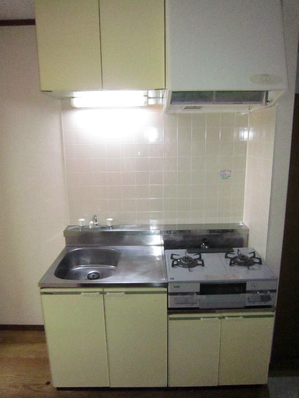 Kitchen. Newly established with a two-burner gas stove grill