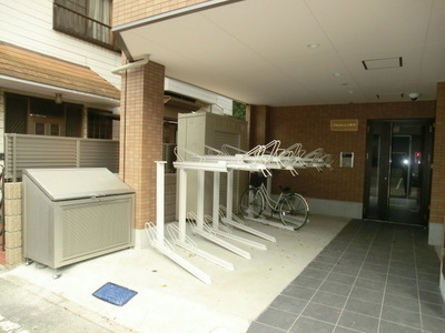 Other common areas. bicycle parking space