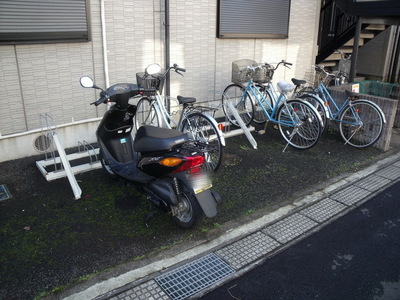 Other common areas. On-site bicycle parking lot