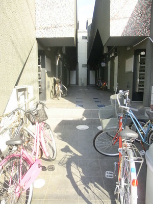 Other common areas. bicycle parking space