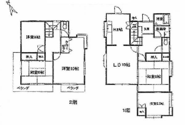 Floor plan. 17.8 million yen, 5LDK, Land area 194.55 sq m , Building area 119.8 sq m