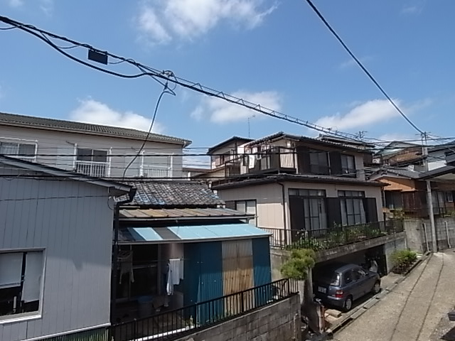 Balcony. This environment may be a residential area ☆