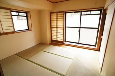 Living and room. Two-sided lighting is a Japanese-style room