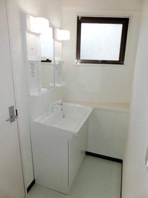 Washroom. It comes with shampoo dresser