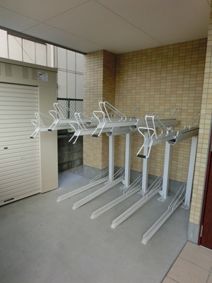 Other common areas. There are also bicycle parking on site