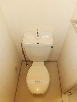 Toilet. Independent toilet is a simple type