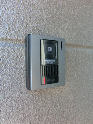 Security. Crime prevention TV Intercom equipped