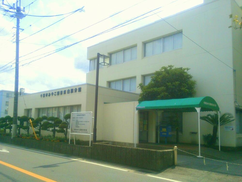 library. Chiba Kyoto 587m until the library white flag Branch