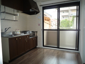 Kitchen. Reference photograph (It is a photograph of the inverted type of room)