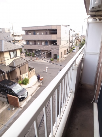 Balcony. It is a photograph of the same building another room (302 Room No.)