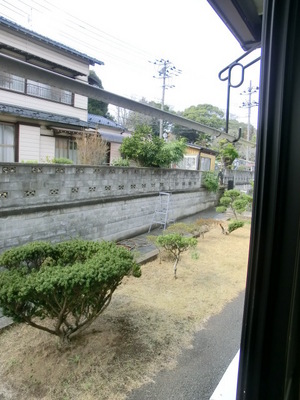 View. A quiet residential area