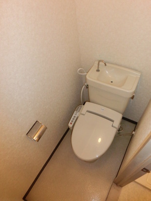 Toilet. Bidet with toilet