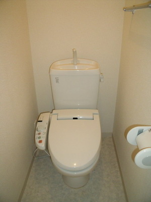 Toilet. Washlet adopt the type of toilet