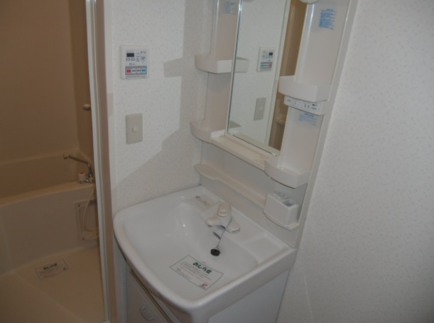 Washroom. With separate wash basin