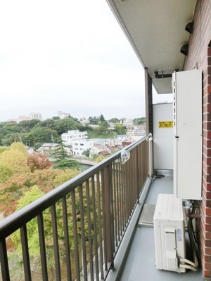 Balcony. Bright balcony