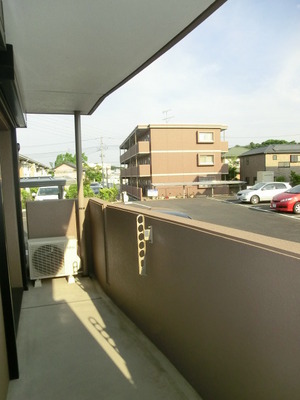 View. A quiet residential area