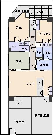 Floor plan. 2LDK + S (storeroom), Price 16.8 million yen, Occupied area 71.69 sq m
