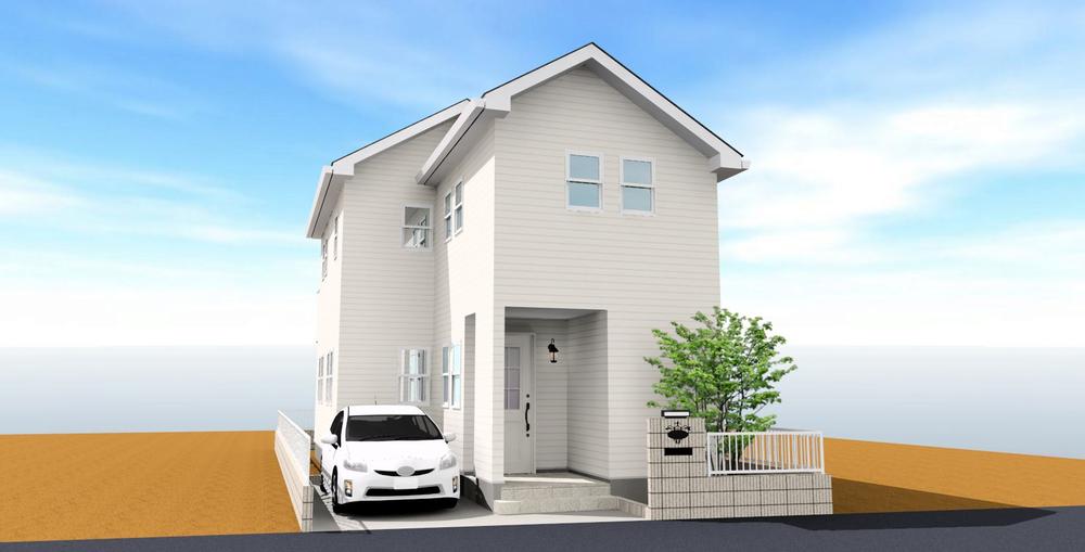 Building plan example (Perth ・ appearance). Building plan example building price 16.5 million yen, Building area 99.36 sq m