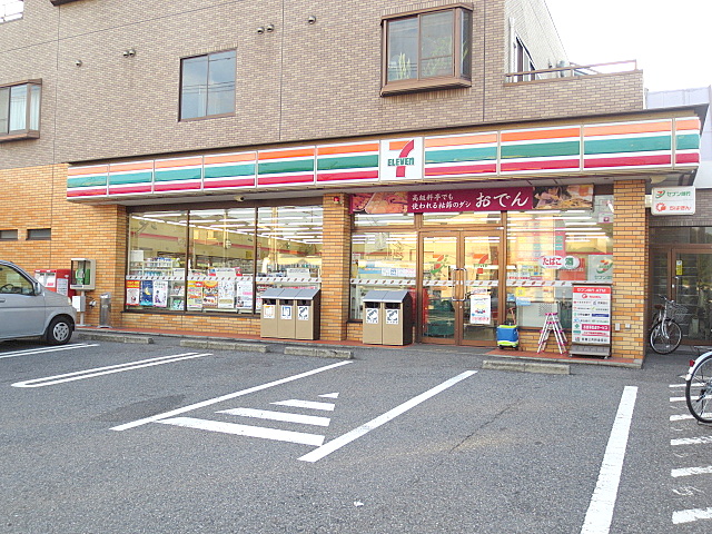 Convenience store. Seven-Eleven Kemigawa store up (convenience store) 387m