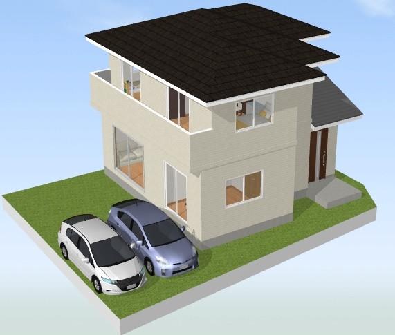 Rendering (appearance). Building 3 is Rendering