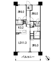 Floor: 3LDK + 2WIC, occupied area: 70.76 sq m, Price: 30,580,000 yen, now on sale