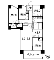 Floor: 4LDK + WIC, the occupied area: 85.24 sq m, Price: 36,280,000 yen, now on sale