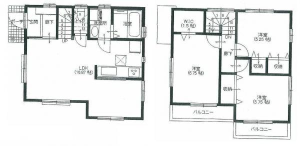 Floor plan. 19,800,000 yen, 3LDK, Land area 80.74 sq m , Looking forward to living 16 quires the arrangement of the building area 80.32 sq m furniture!