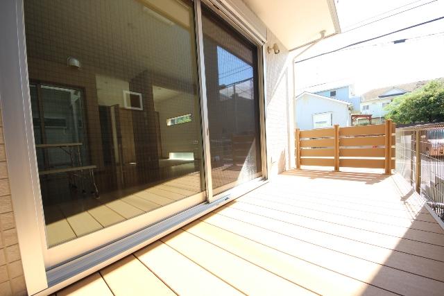 Other.  [Wood deck] Wide wood deck is also available as an open living room with the windows open.
