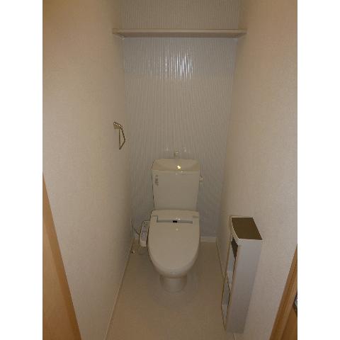 Toilet. It is a toilet seat with warm water washing Heating