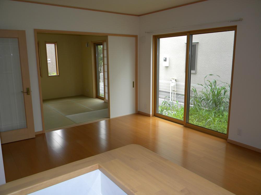 Living. Building D living (taken from the kitchen)