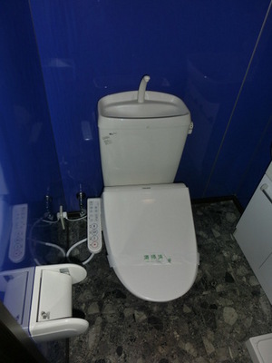 Toilet. Toilet room with cleanliness