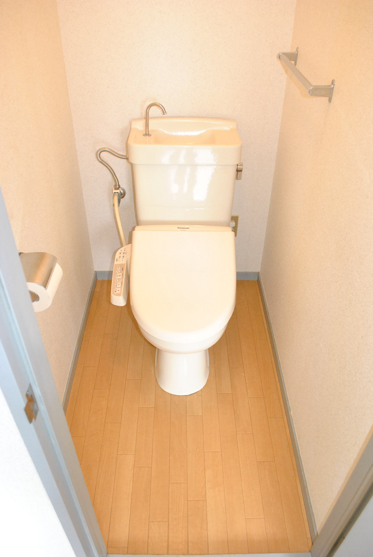 Toilet. With warm water washing toilet seat