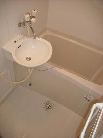 Bath. With bathroom ventilation dryer