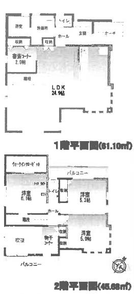 Floor plan. 26.5 million yen, 3LDK, Land area 105.17 sq m , Building area 106.78 sq m