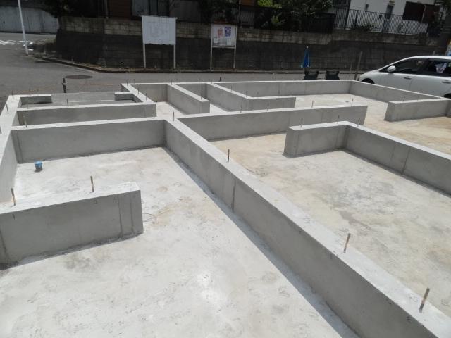 Other. Solid foundation of reinforced concrete