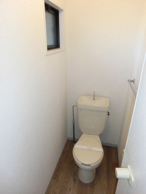 Toilet. Entrance room with window