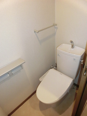 Toilet. With Washlet