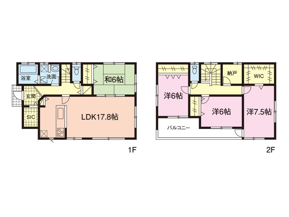 Floor plan. Price 40,800,000 yen, 4LDK+S, Land area 165.19 sq m , Building area 114.27 sq m