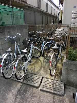 Other common areas. On-site bicycle parking lot