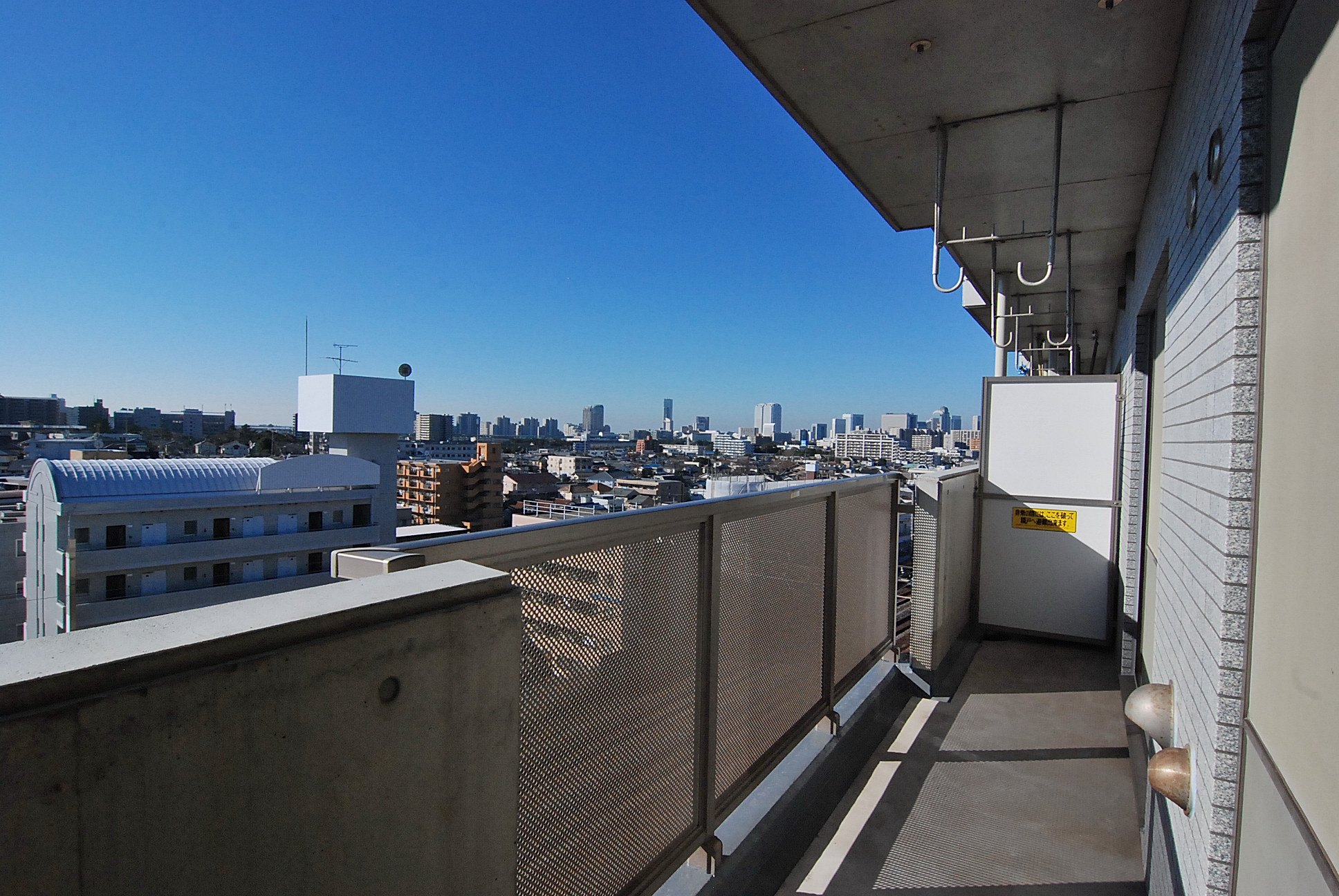 Balcony. View ・ Sunny balcony. 